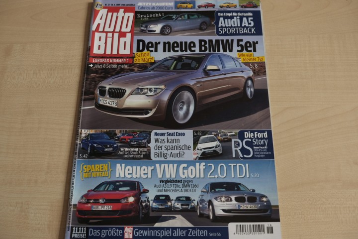 Deckblatt Auto Bild (18/2009)